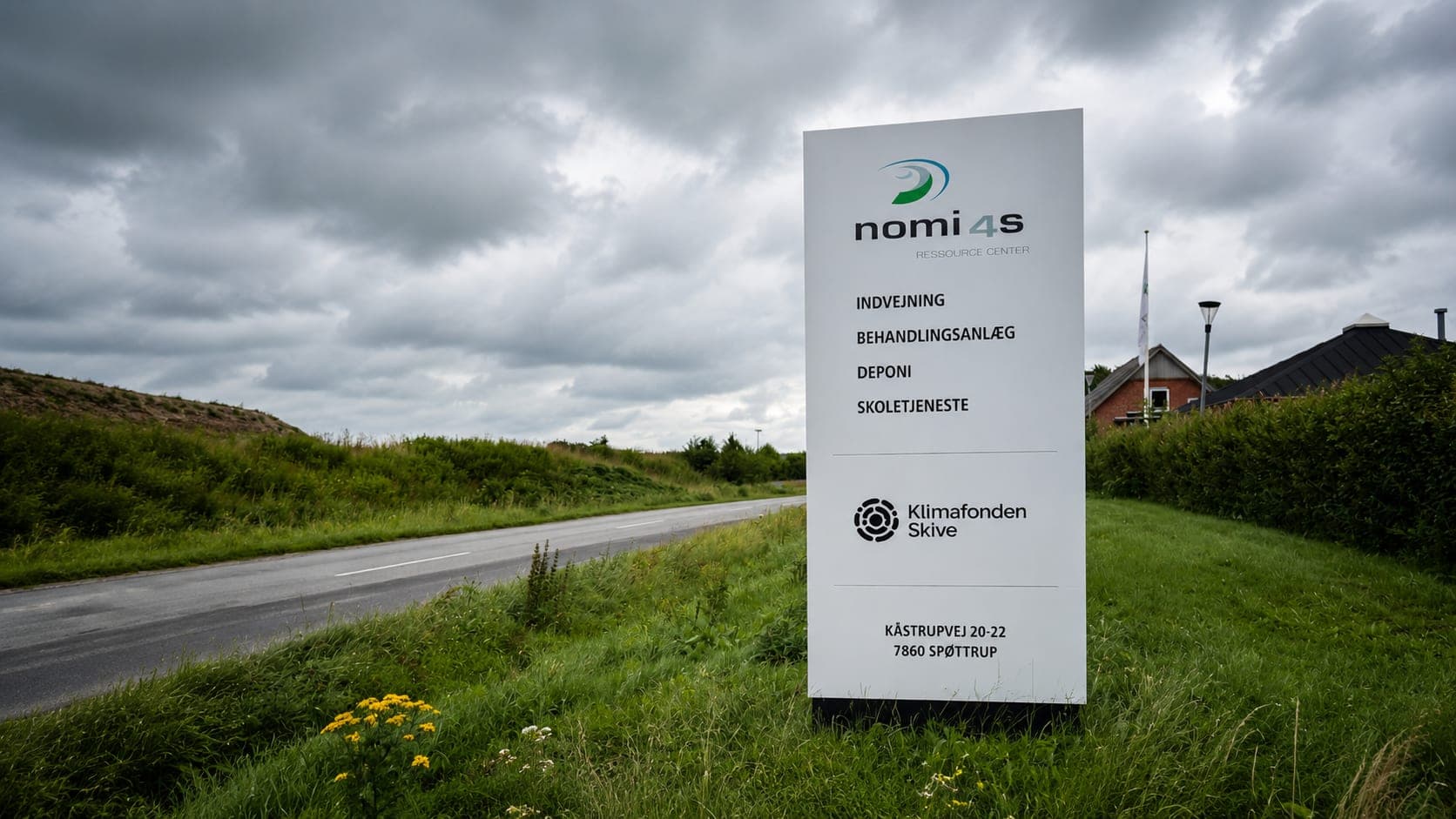 Pyloner og fritstående skilte